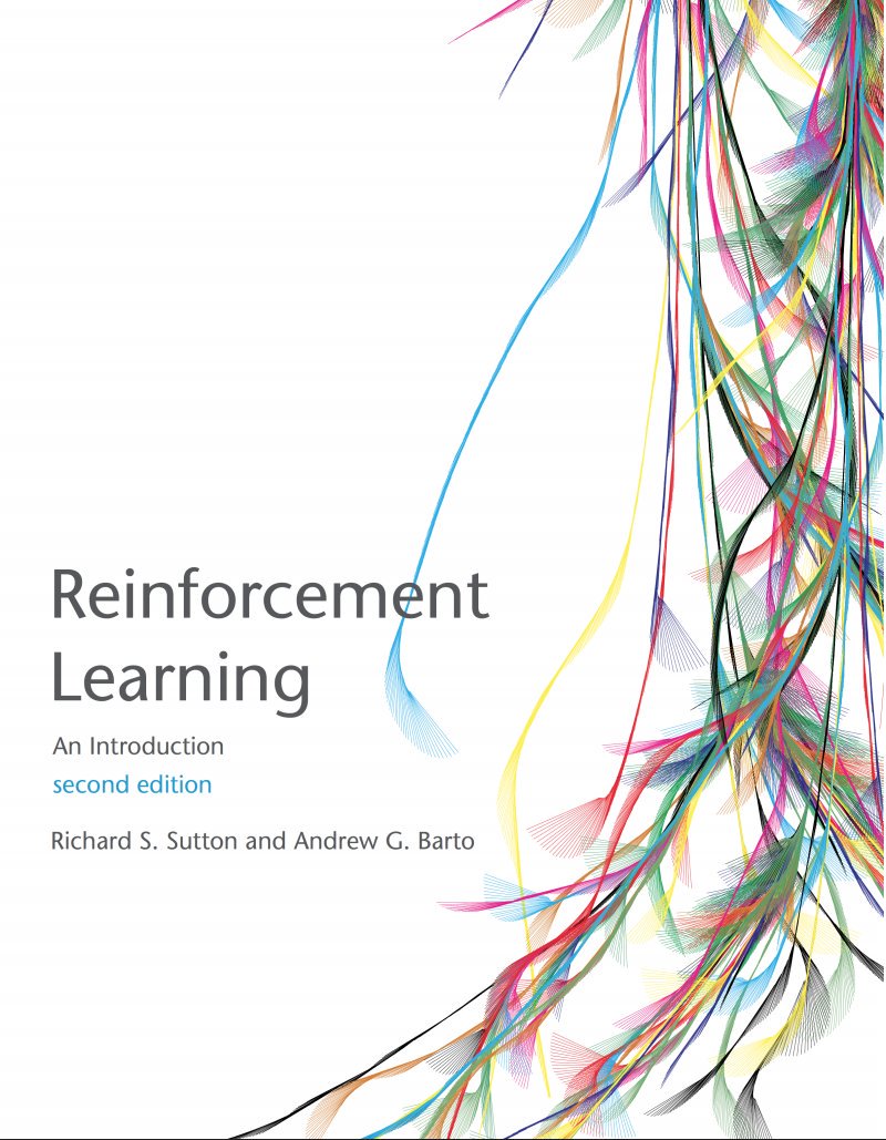 the cover of Reinforcement Learning An Introduction by Sutton